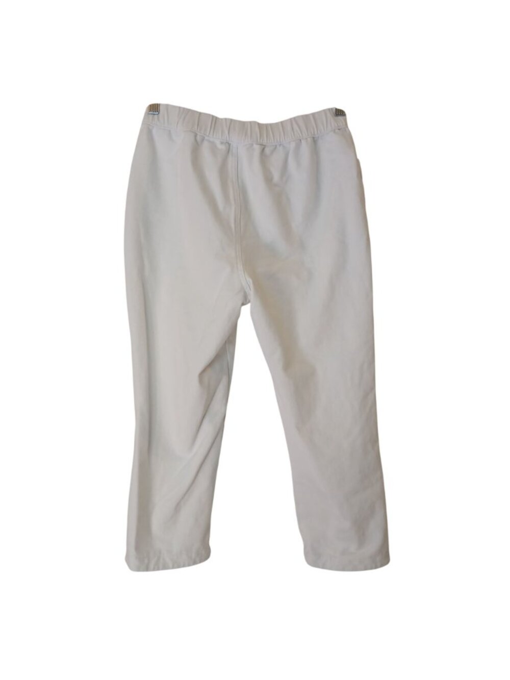 Dream Jeannes By Quacker Factory Capri Pants XXS White Pull-On Rhinestone #I-6 - Picture 2 of 10